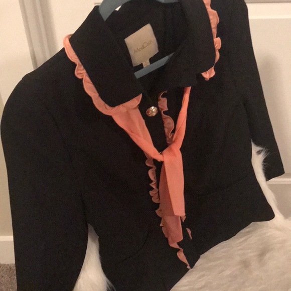 ModCloth Black and Pink Blazer - Picture 3 of 4